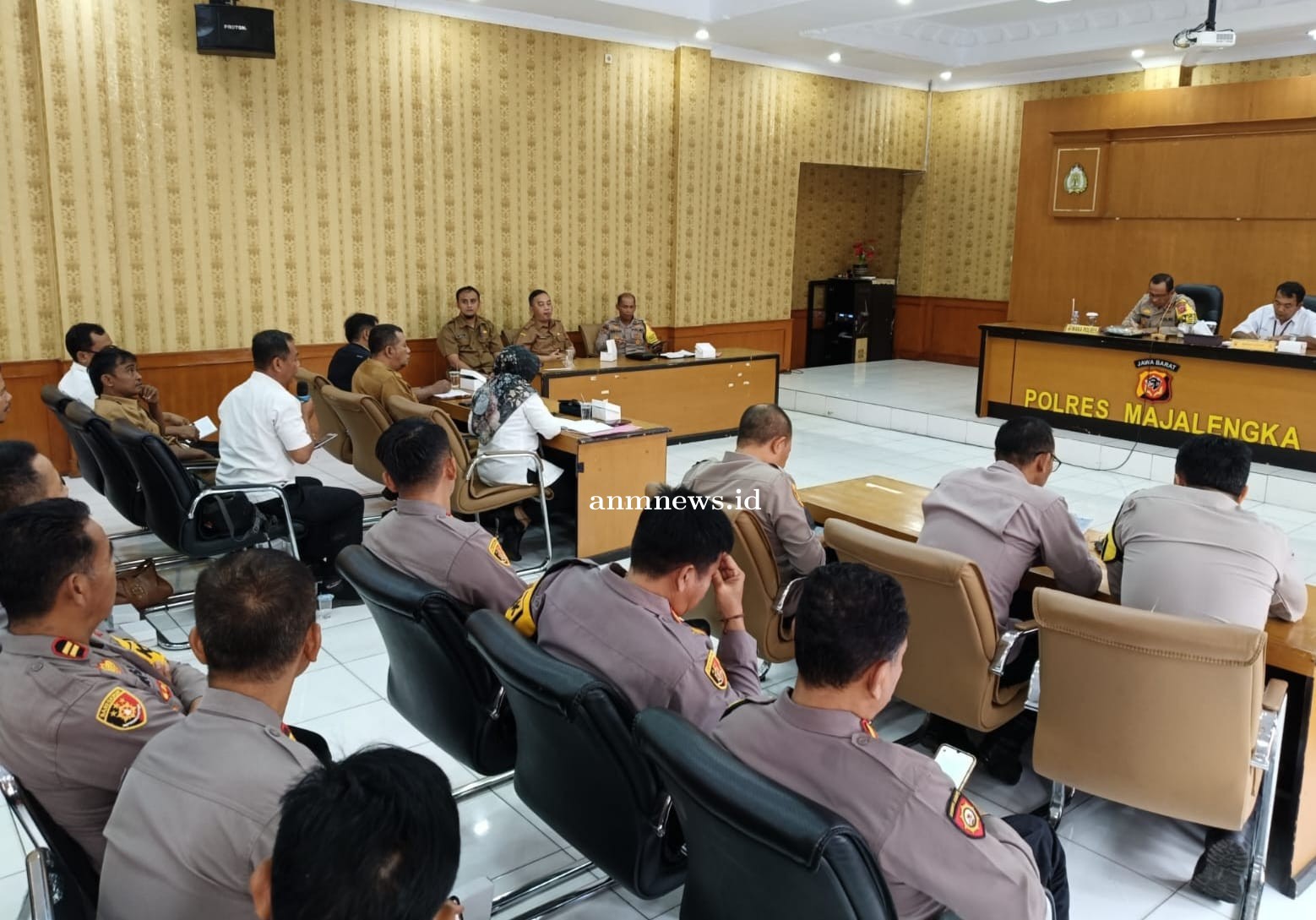 Sukseskan Asta Cita, Polres Majalengka dan KPH Majalengka Gelar Rakor Ketahanan Pangan
