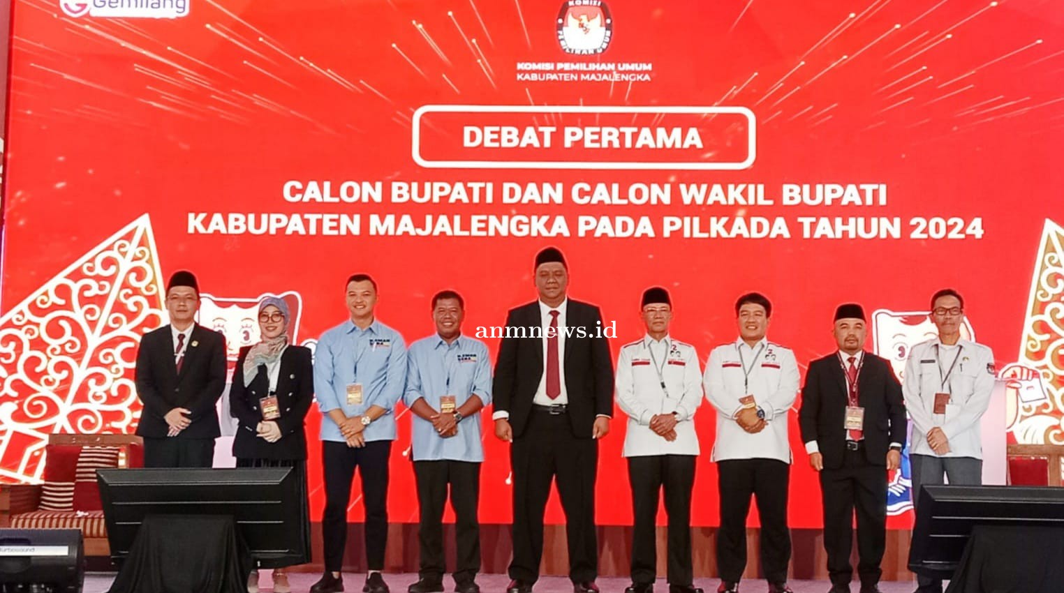 Pemaparan Visi Misi Dalam Debat Perdana Paslon Bupati dan Wakil Bupati Majalengka