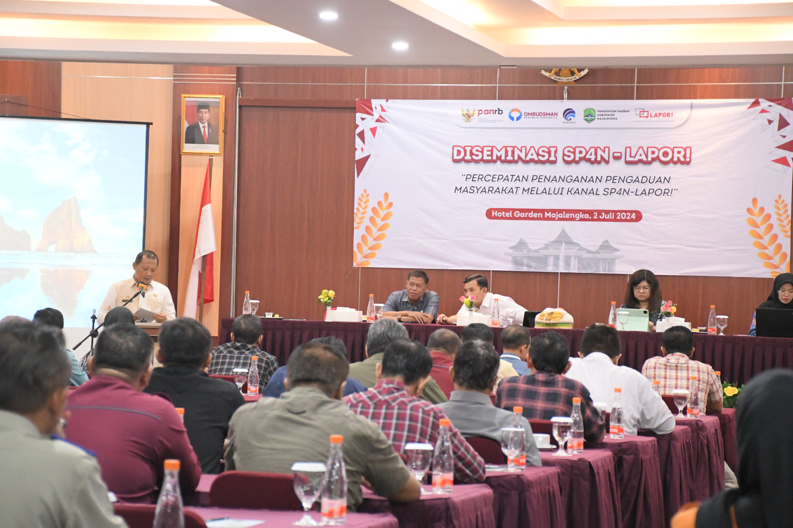 Permudah Pengaduan Pelayanan Publik Diskominfo Majalengka Gelar Desiminasi SP4N LAPOR!