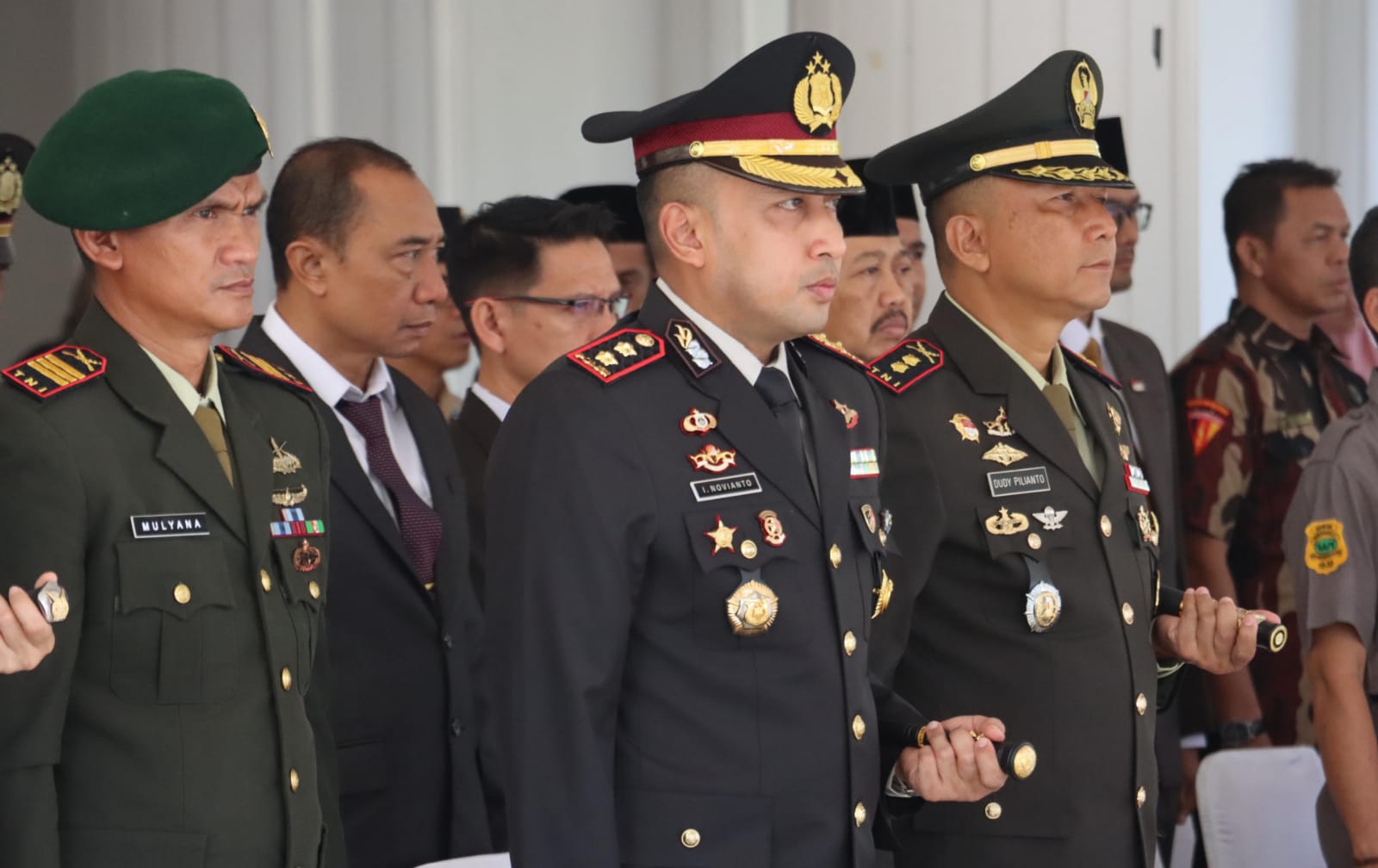 Kapolres Majalengka Hadiri Upacara Peringatan Hari Kesaktian Pancasila di Pendopo Kab. Majalengka
