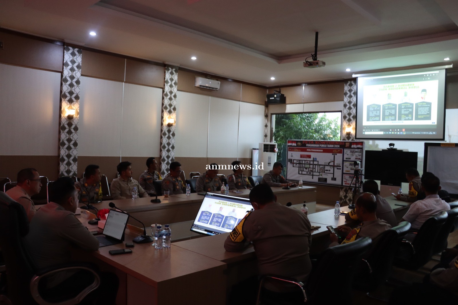 Kapolres Majalengka Hadiri Video Conference Arahan Kapolri Terkait Situasi Kamtibmas Terkini