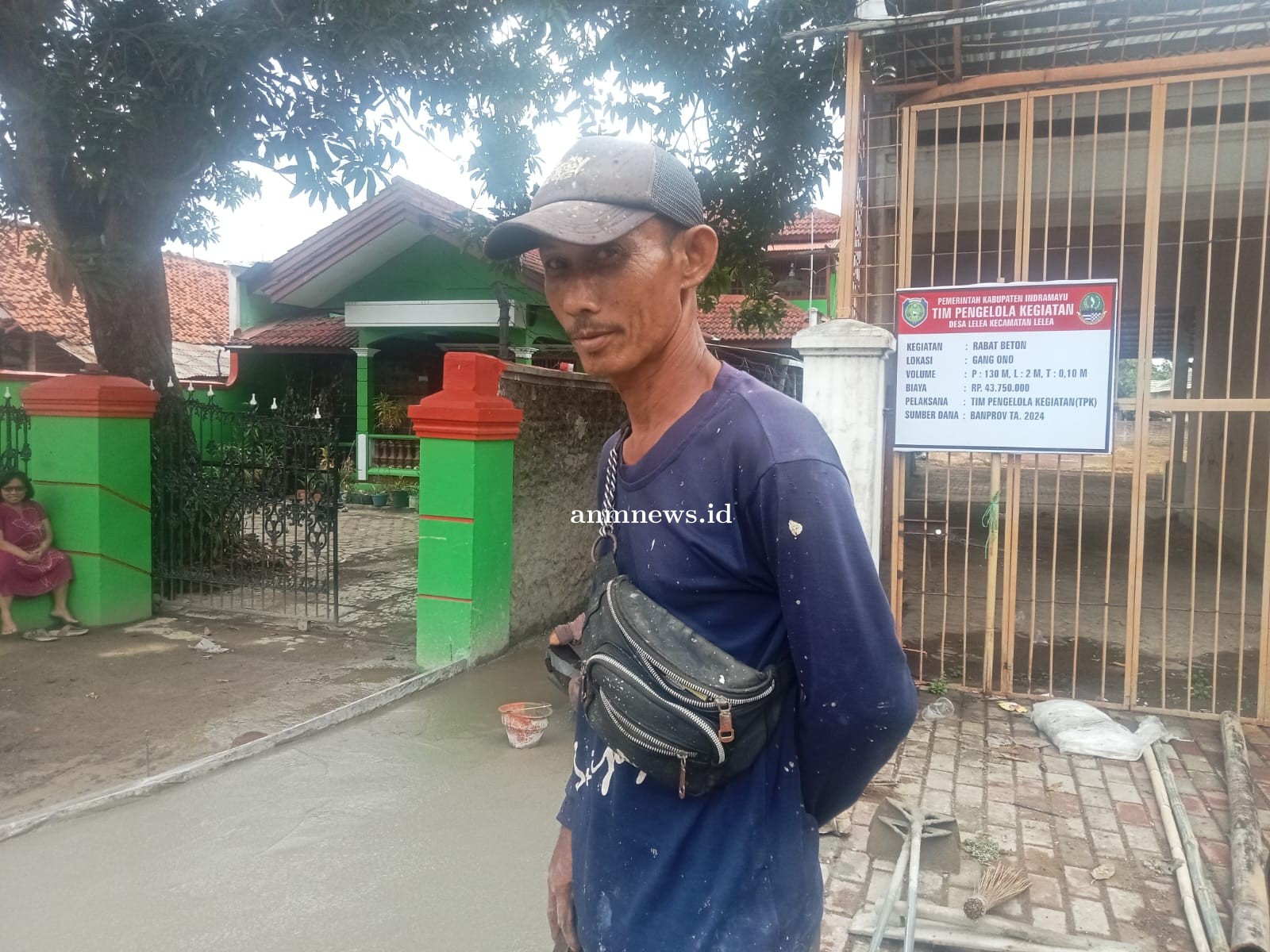 Warga Bersyukur Jalan di Tempat Kami dibangun
