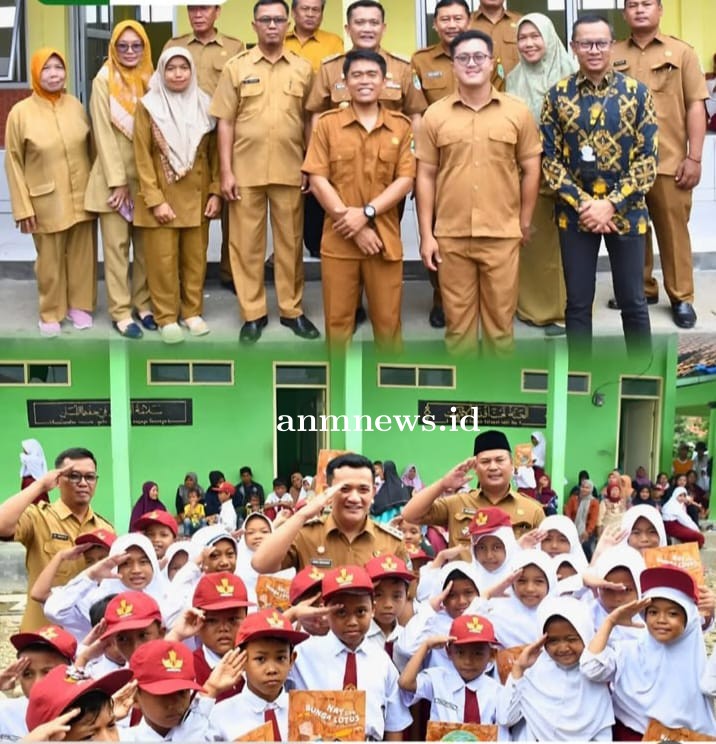 Pj Bupati Majalengka Resmikan Ruang Kelas Baru SDN 1 Ligung