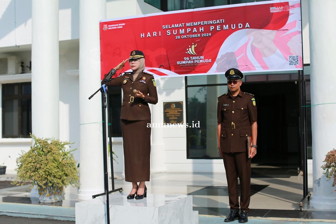 Kejaksaan Negeri Belitung Timur Laksanakan Upacara Peringatan Sumpah Pemuda