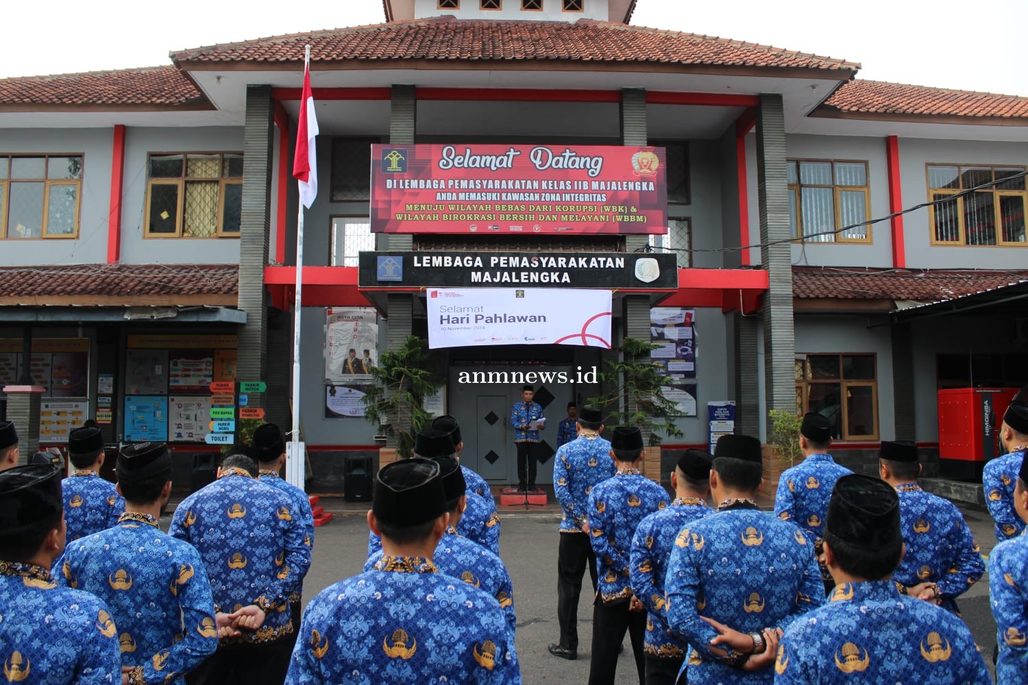 Lapas Kelas IIB Majalengka, Peringati Hari Pahlawan 2024  Teladani Pahlawanmu, Cintai Negerimu