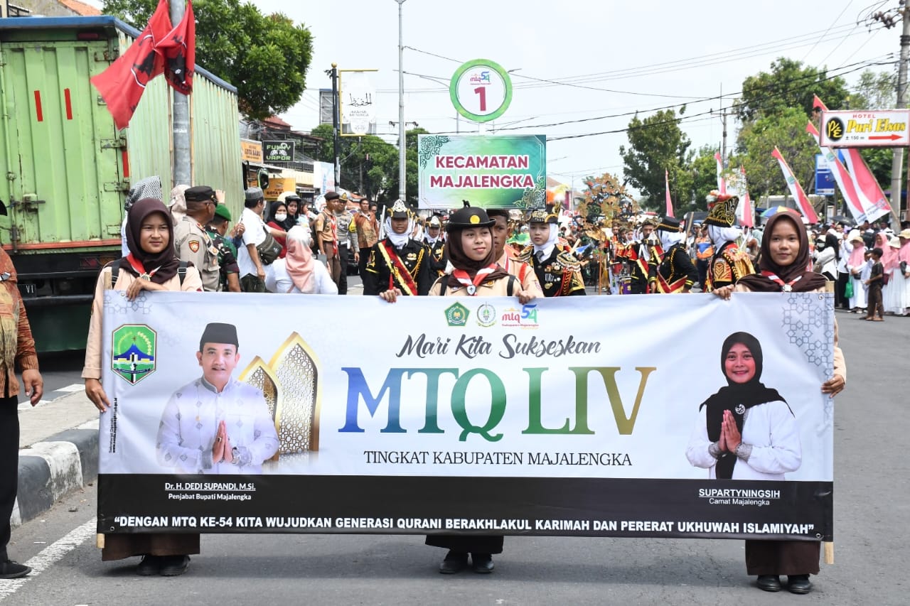 Pj Bupati Majalengka Dedi Supandi Resmi Membuka MTQ ke 54 Tingkat Kabupaten Majalengka