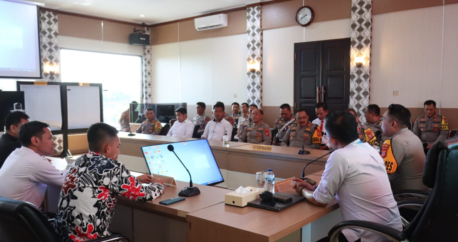 Kapolres Majalengka Sambut Kunjungan Tim Ombudsman RI Perwakilan Jawa Barat