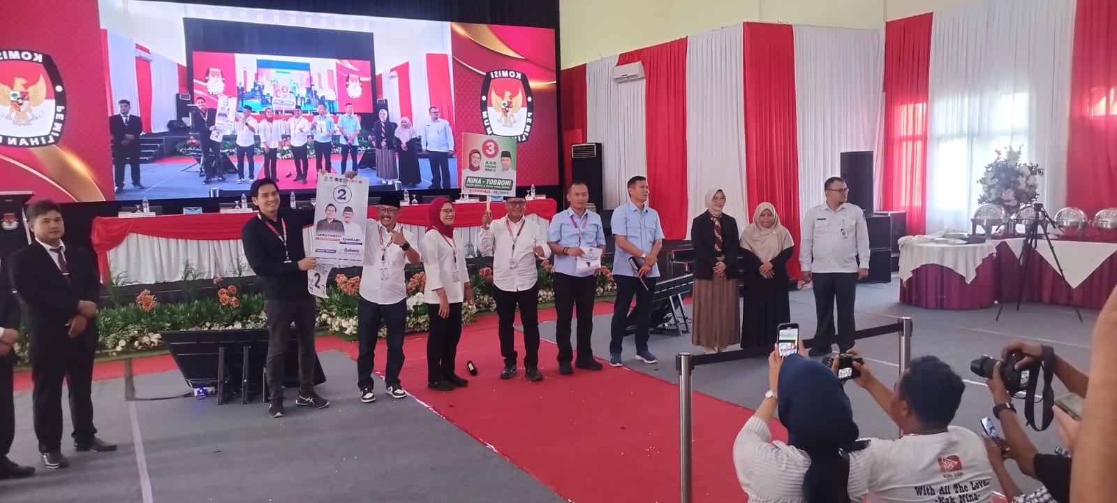 Hasil Penetapan Nomer Urut Paslon Peserta Pilkada Indramayu 2024