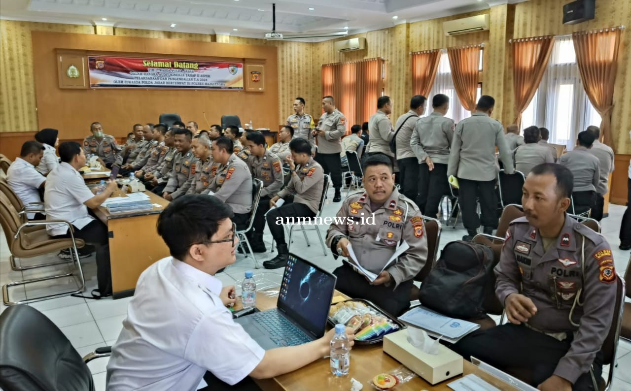 Audit Kinerja Tahap II Tahun 2024, Tim Itwasda Polda Jabar Kunjungi Polres Majalengka