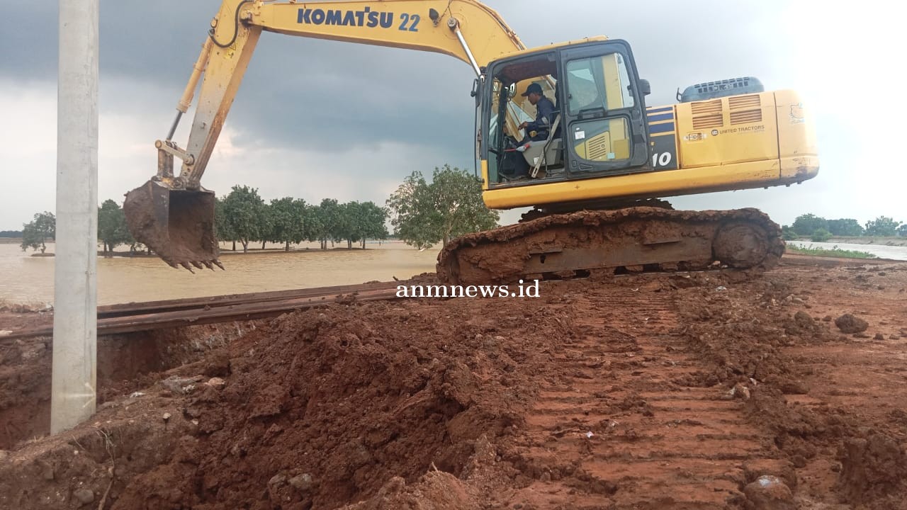 Puluhan Hektar Sawah di Desa Jatisura Terendam Banjir