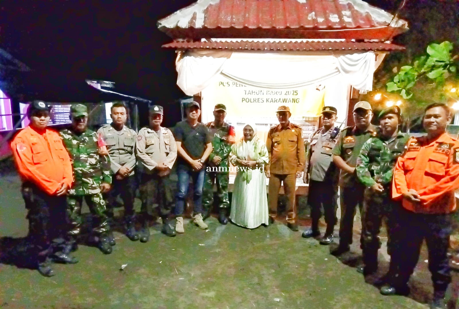 Aman dan Kondusif, Perayaan Malam Tahun Baru 2025 di Kecamatan Cibuaya, Karawang