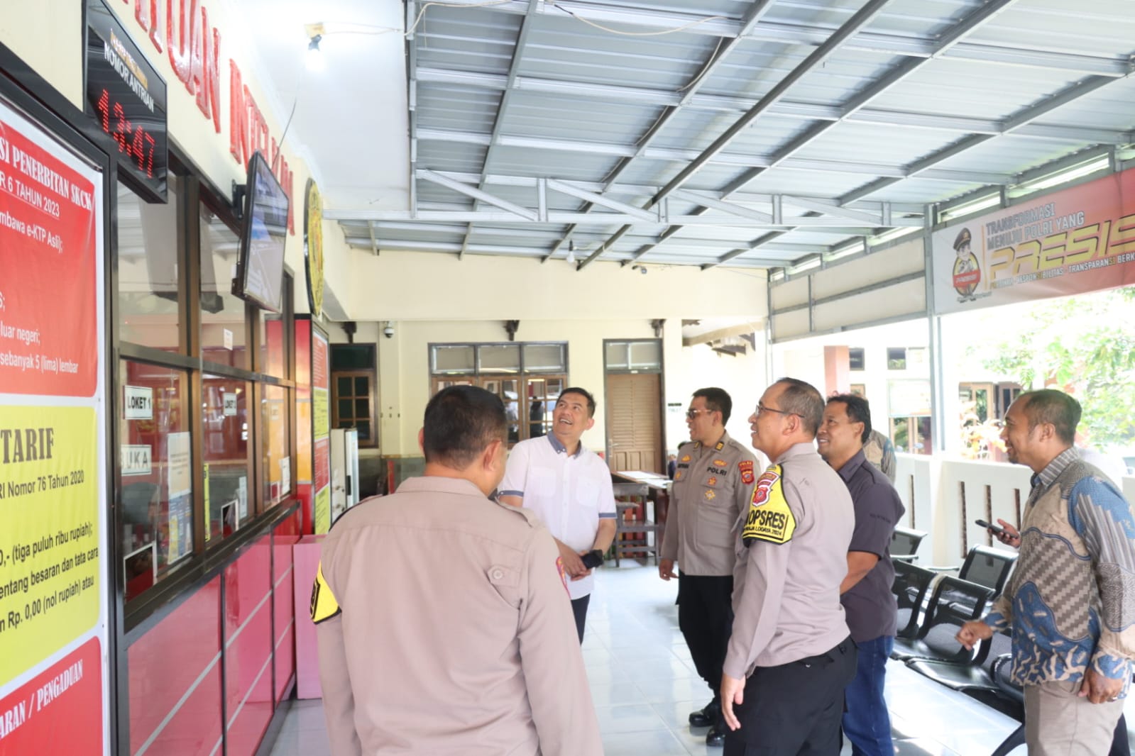 Kunjungan Tim Penilai Internal Mabes Polri untuk Verifikasi Lapangan Evaluasi Kinerja Pelayanan Publ