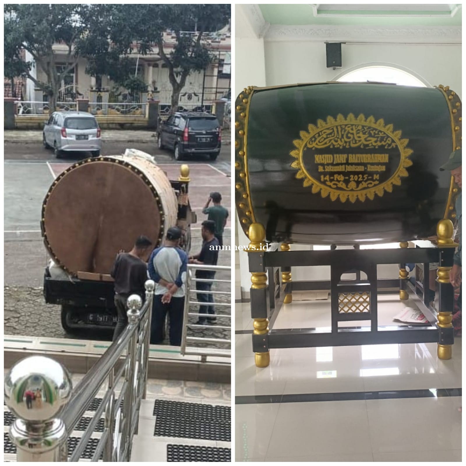 Bedug Datang, Para Pejuang Kemakmuran Masjid Baiturrahman Desa Sukamukti Adakan Syukuran