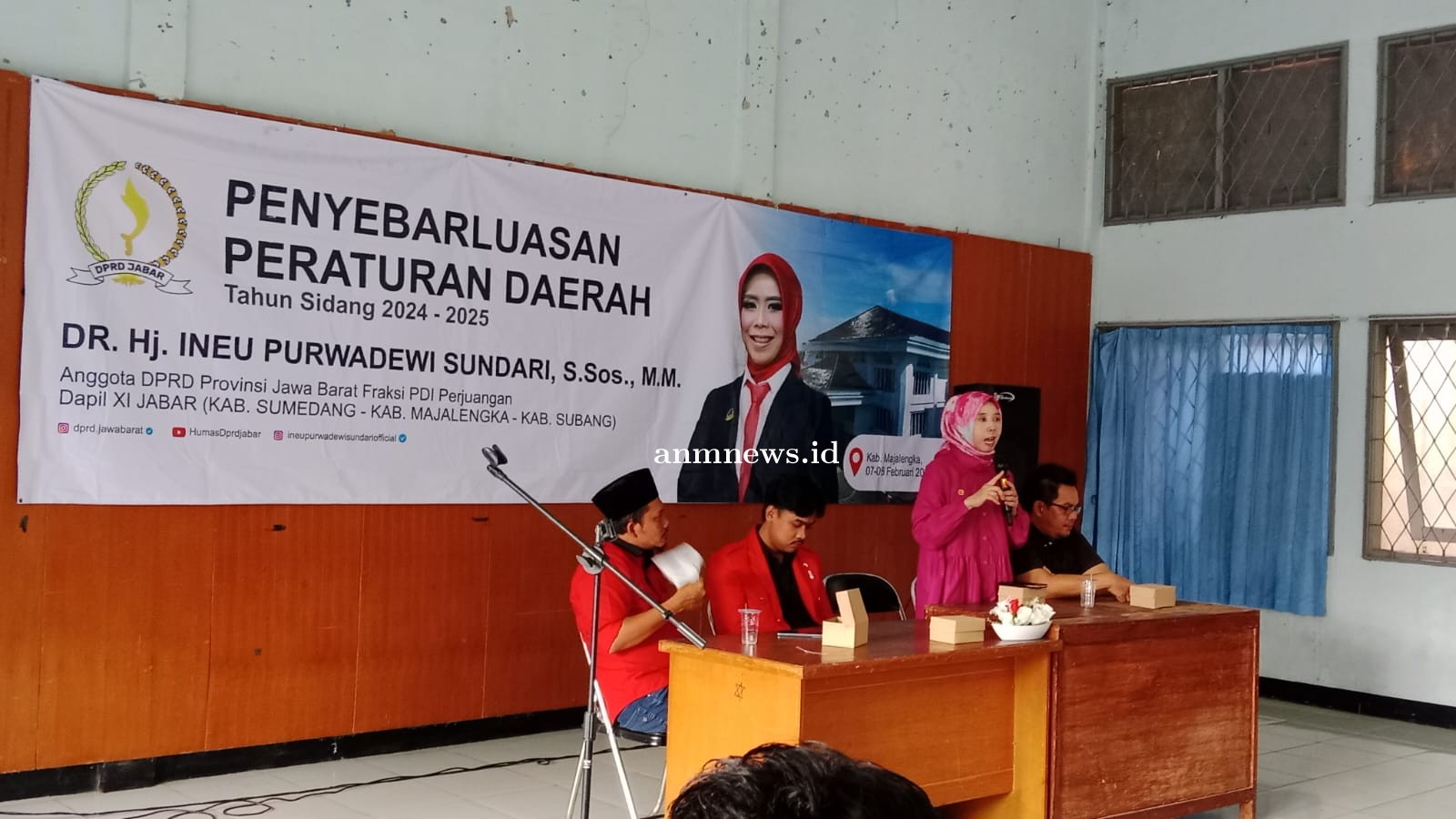 Anggota DPRD Jabar Sosialisasikan Perda No 2 Tahun 2023, pada Kaum Milenial Di Majalengka