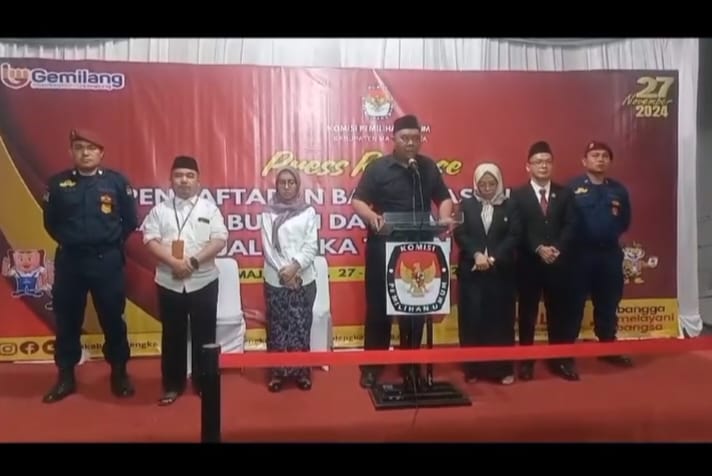 Dua Pasangan Calon Bupati Majalengka Resmi Mendaftar Ke KPU