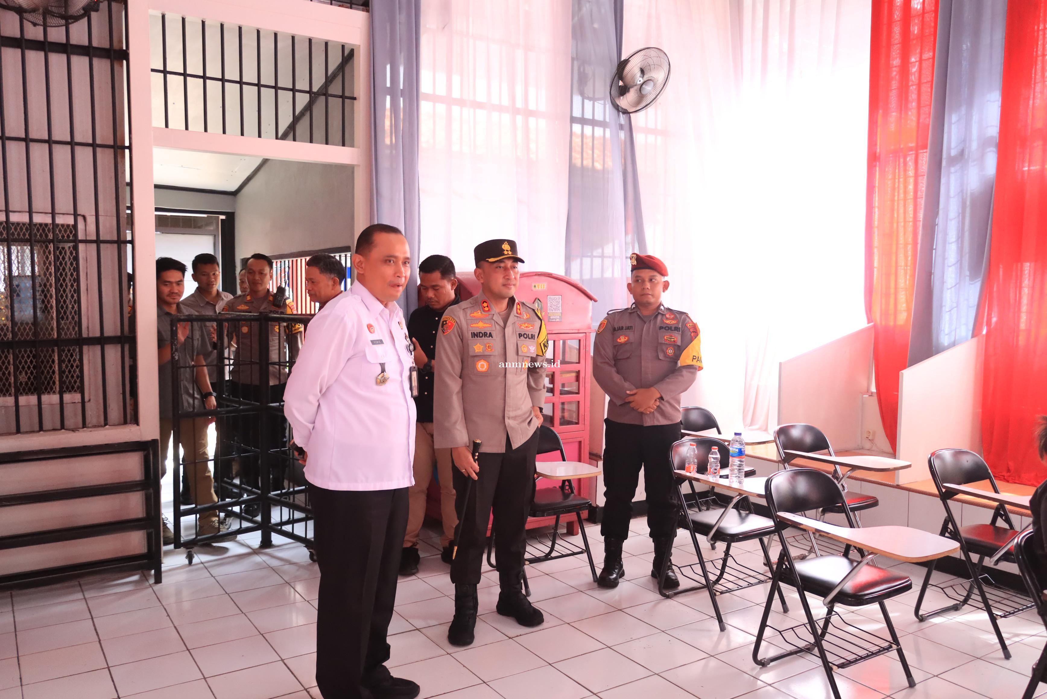 Kapolres Majalengka Kunjungi TPS 901 Khusus Lapas Kelas IIB Majalengka