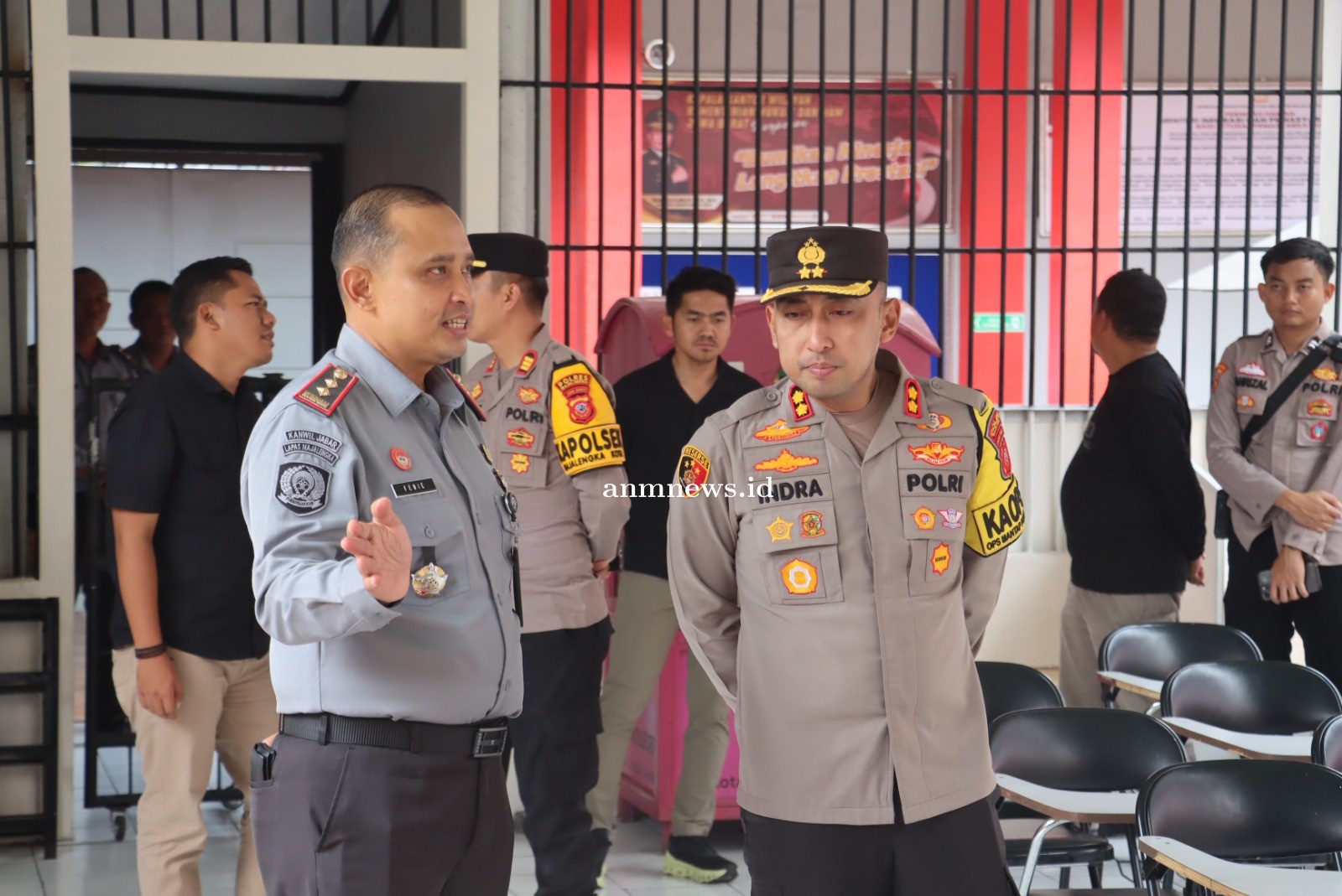 Dalam Rangka Memastikan Kesiapan TPS, Kapolres Majalengka Kunjungan Ke Lapas IIB Majalengka