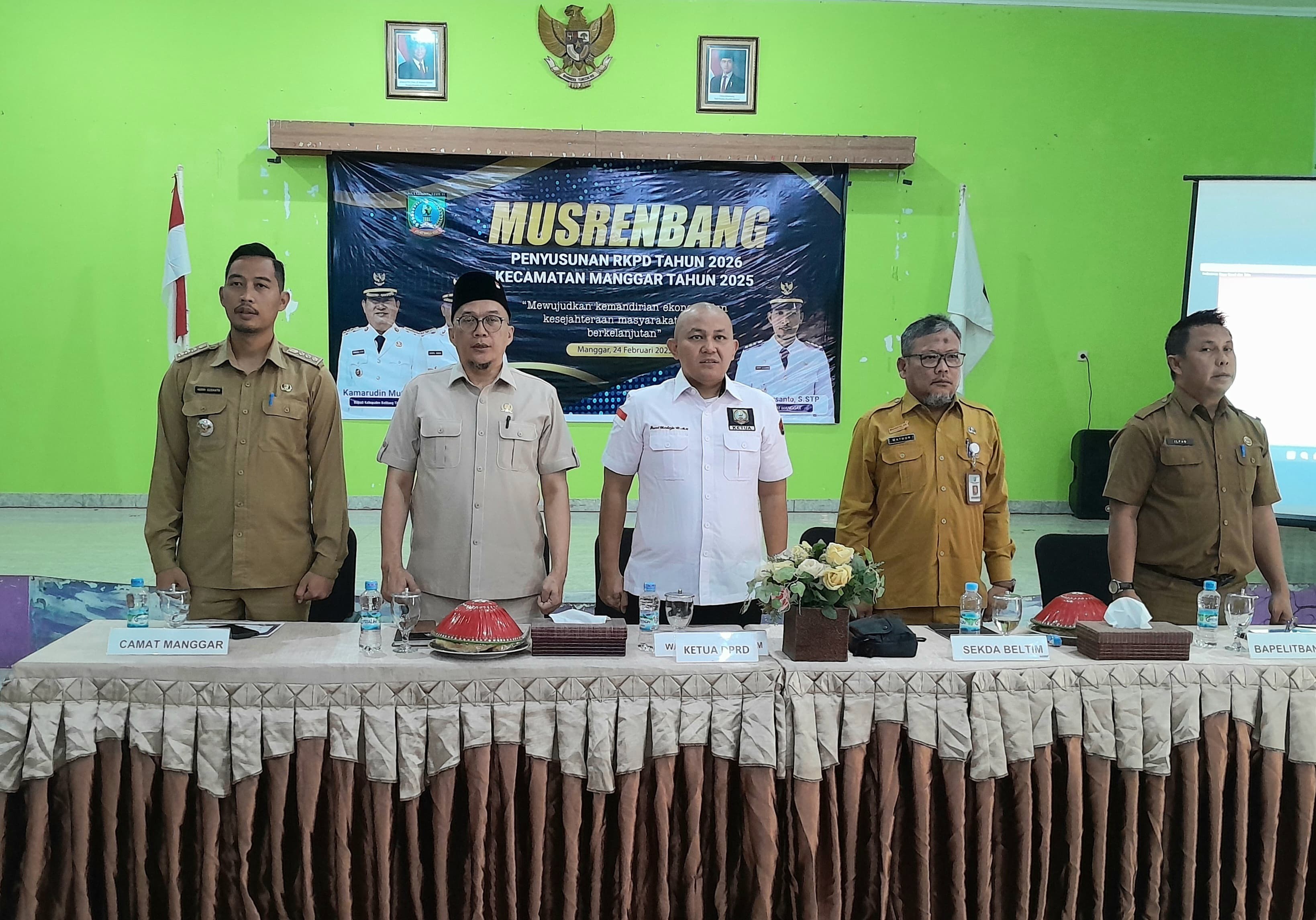 Ada 131 Usulan di Musrenbang di Kecamatan Manggar