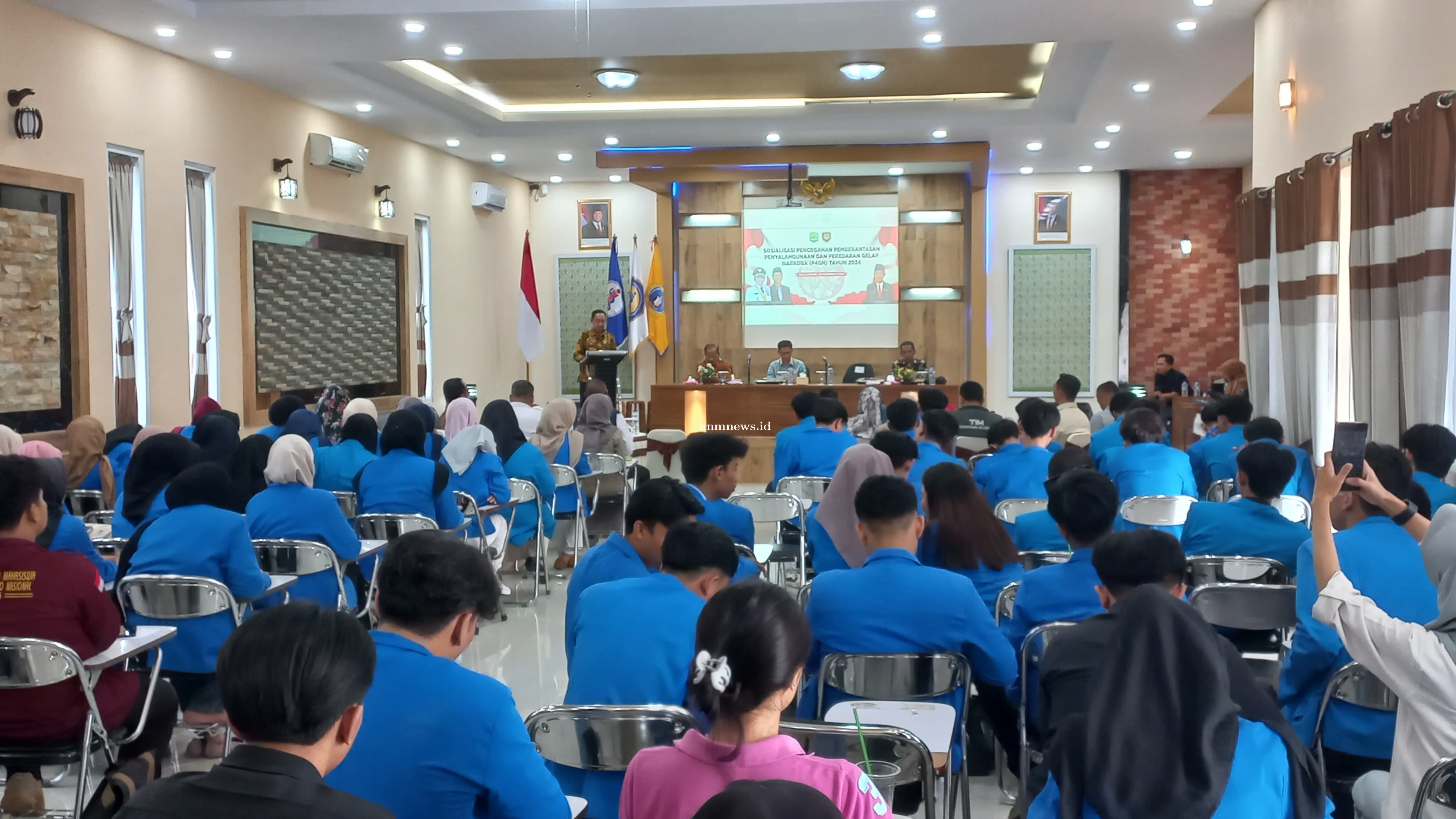 Cegah Peredaran Narkoba di kalangan Mahasiswa, Kesbangpol Majalengka Adakan Sosilisasi.