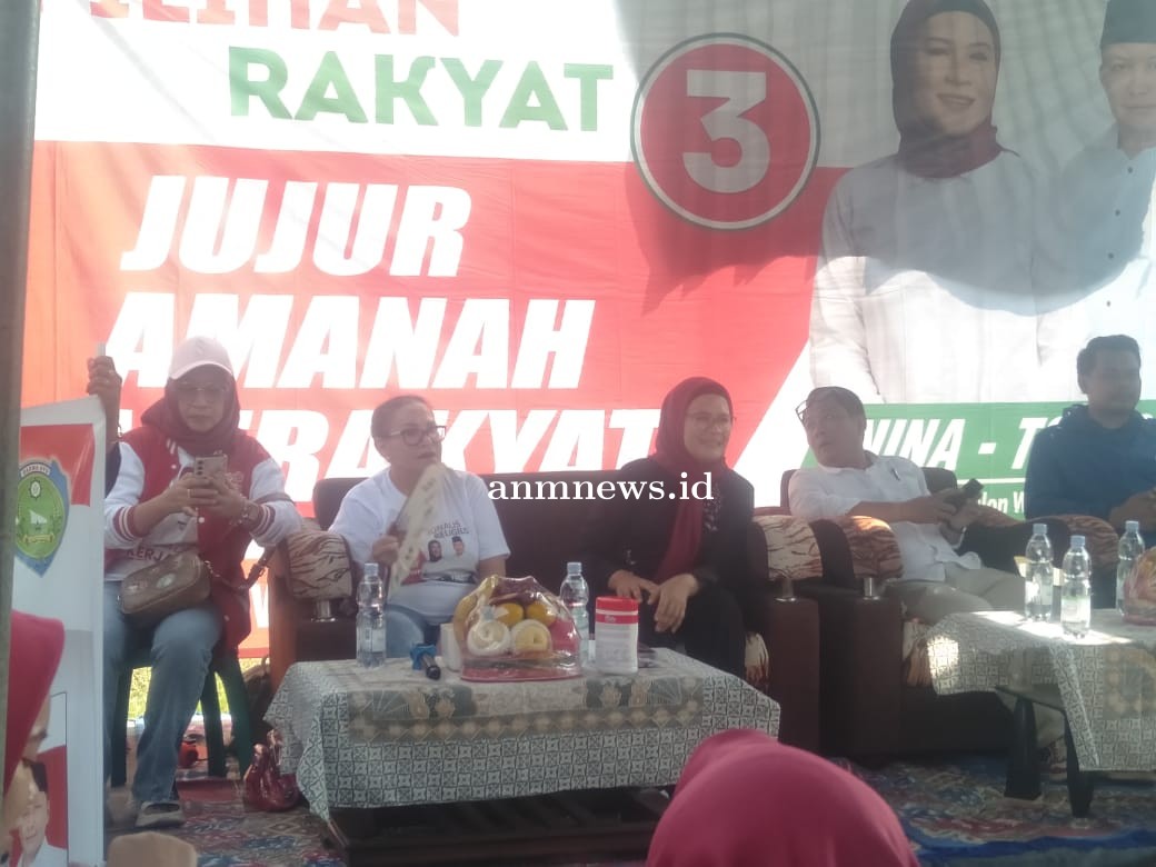 Kampanye Paslon Nomer 3 Nina - Tobroni Disambut Suka Cita Masyarakat Desa Tenajar Kidul