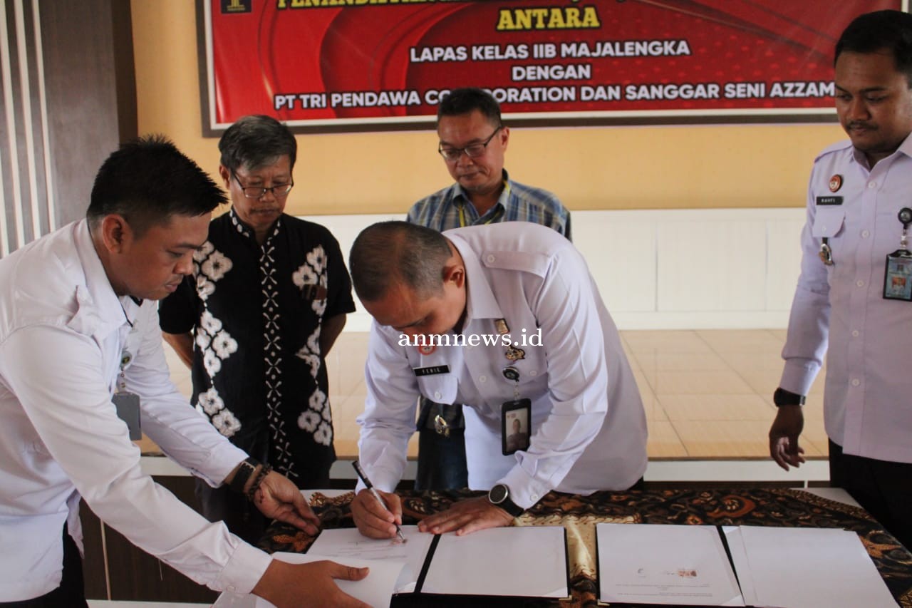 Kerjasama Lapas Kelas IIB Majalengka dengan PT. Tri Pandawa Coorporation dan Sanggar Seni Azzam
